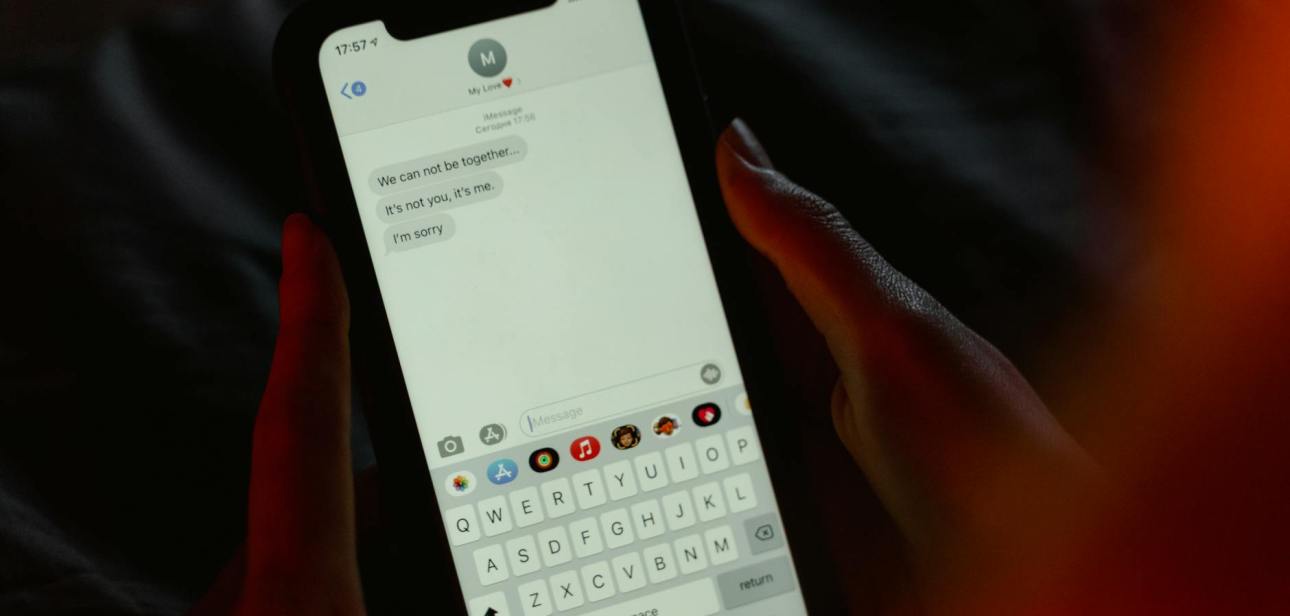 a person holding a smartphone